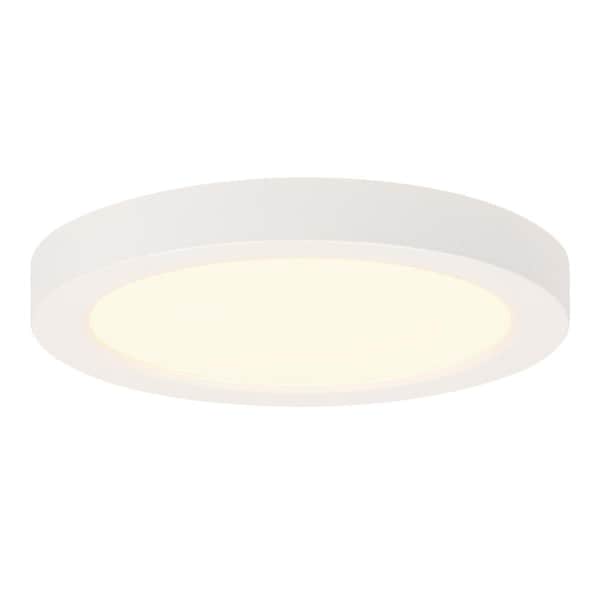 Westinghouse Fixture Ceiling LED Flush-Mount 11W Clear Slct Rnd 5In White White Frosted Shd 6111900 - main